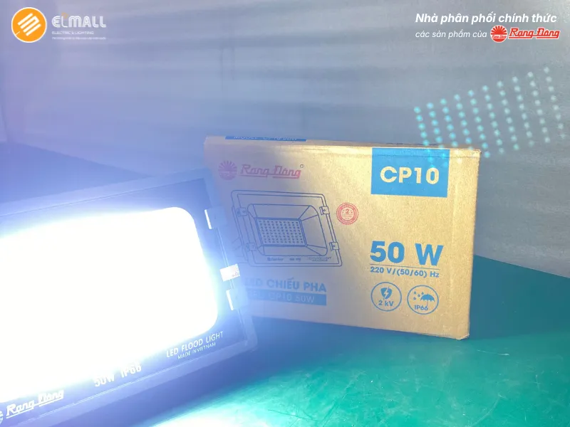 ứng dụng chiếu sáng đèn pha CP10 50W