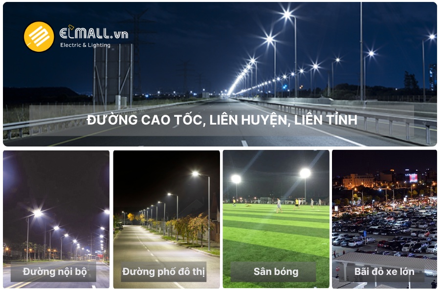 ung dung csd12 100w các ứng dụng của đèn đường csd12 100w