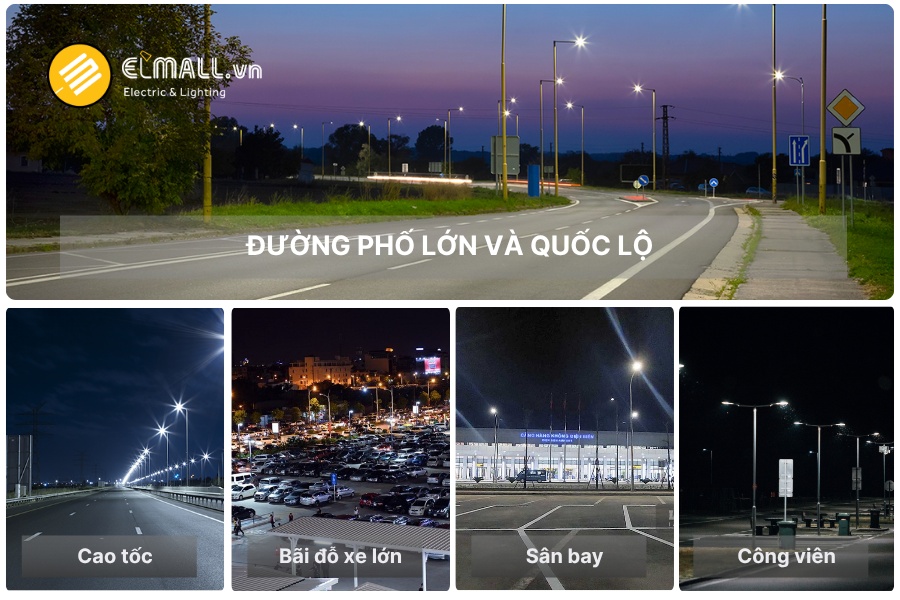 ung dung den duong csd02 150w các ứng dụng của đèn đường led csd02 150w