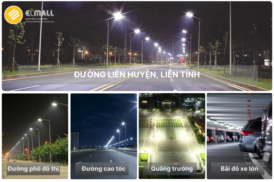 ứng dụng chiếu sáng đèn đường led 120w csd02