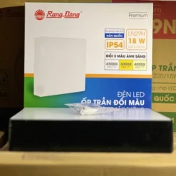 Đèn LED ốp trần LN29N 220x220/18W 6500K (B)