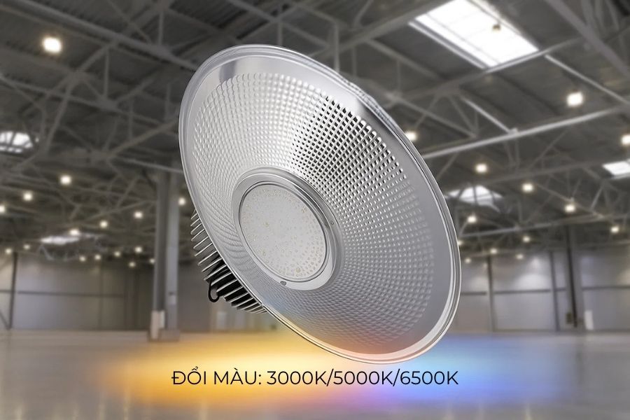 Đèn LED Highbay Rạng Đông D HB02L 430/120W 13 Tính năng đổi màu của đèn LED highbay D HB02L 430/120W Rạng Đông
