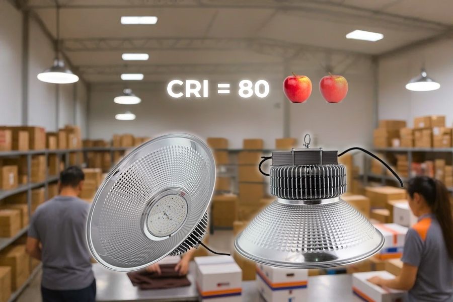 Đèn LED Highbay Rạng Đông D HB02L 430/120W 14 Đèn LED highbay HB02L 430/120W Rạng Đông đạt CRI tiêu chuẩn cơ bản
