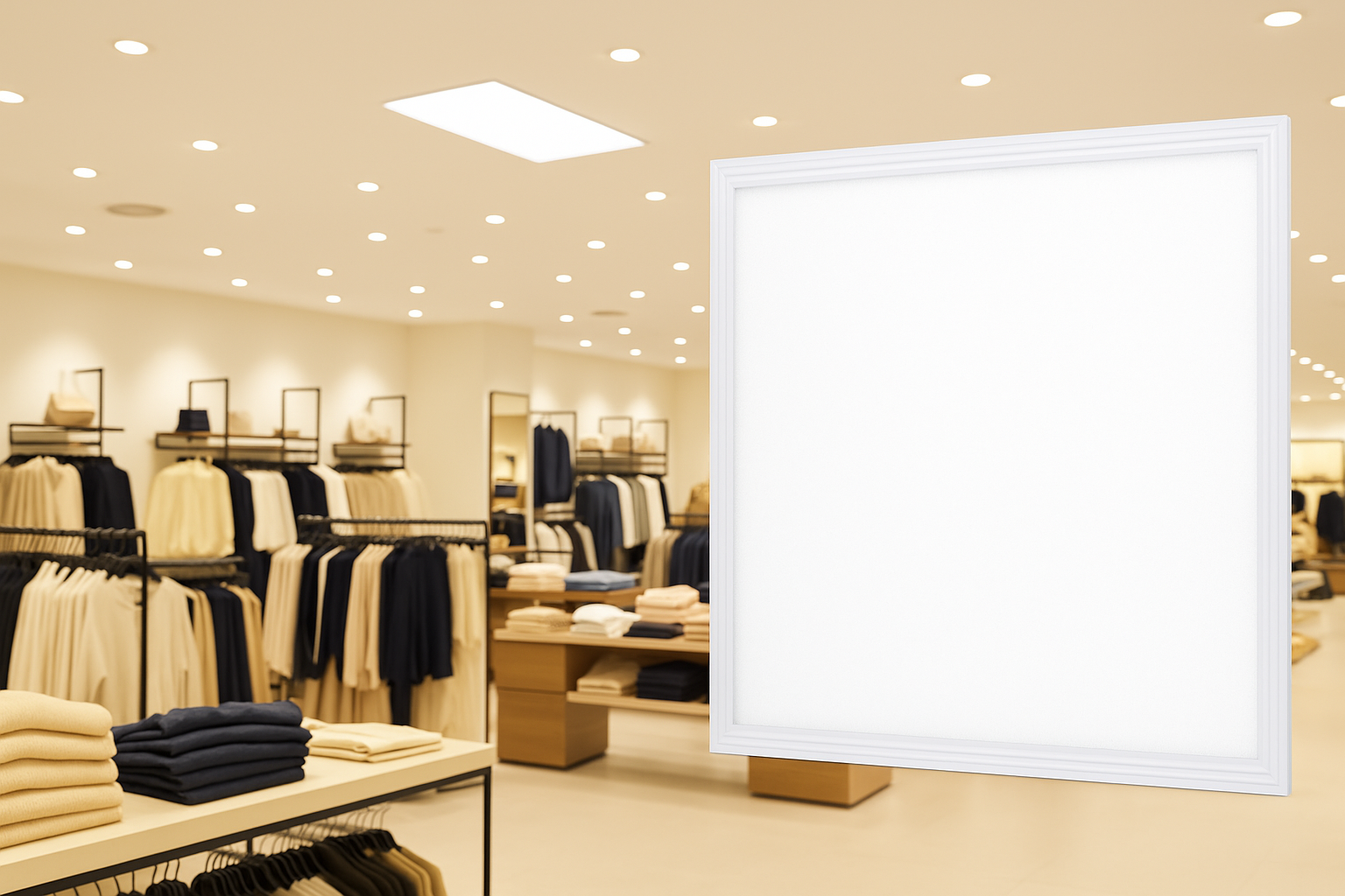 Đèn LED panel Rạng Đông 600x600 P07/35W.PLUS chiếu sáng công trình thương mại