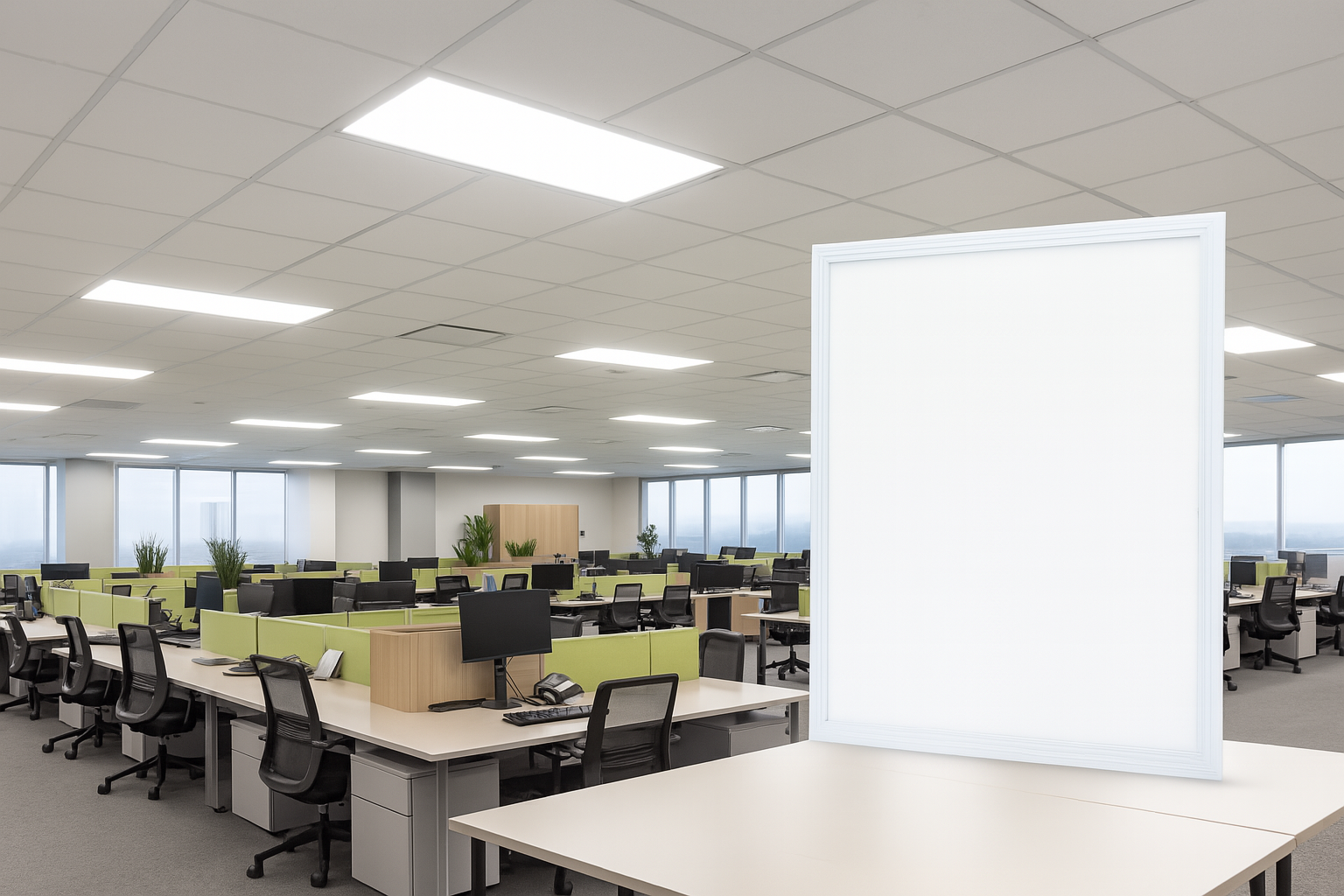 Đèn LED panel Rạng Đông 600x600 P07/35W.PLUS chiếu sáng văn phòng công sở