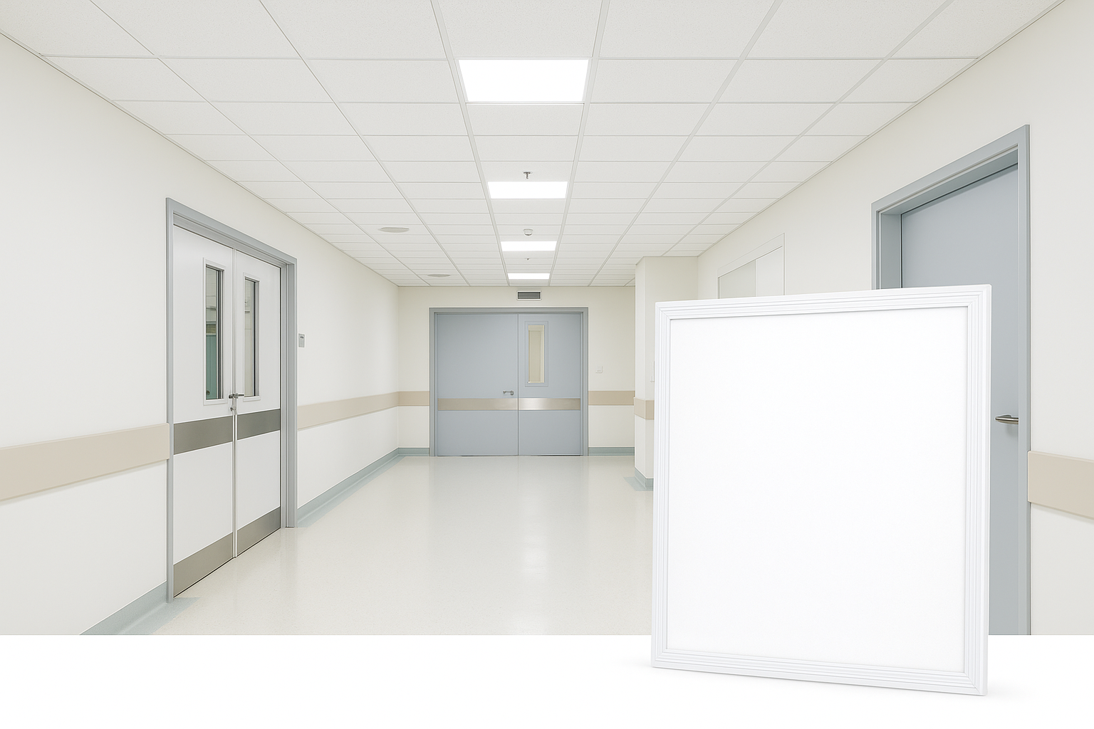 Đèn LED panel Rạng Đông 600x600 P07/35W.PLUS chiếu sáng bệnh viện
