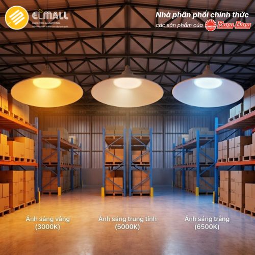 nhiệt độ màu bóng đèn led rạng đông d lb01 50w