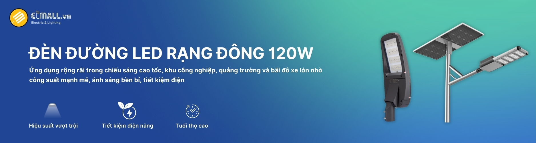 Đèn Đường Led 120W Rạng Đông Banner