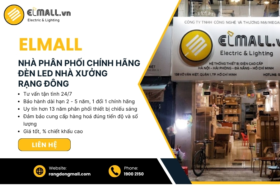 Elmall là nhà phân phối đèn led chính hãng
