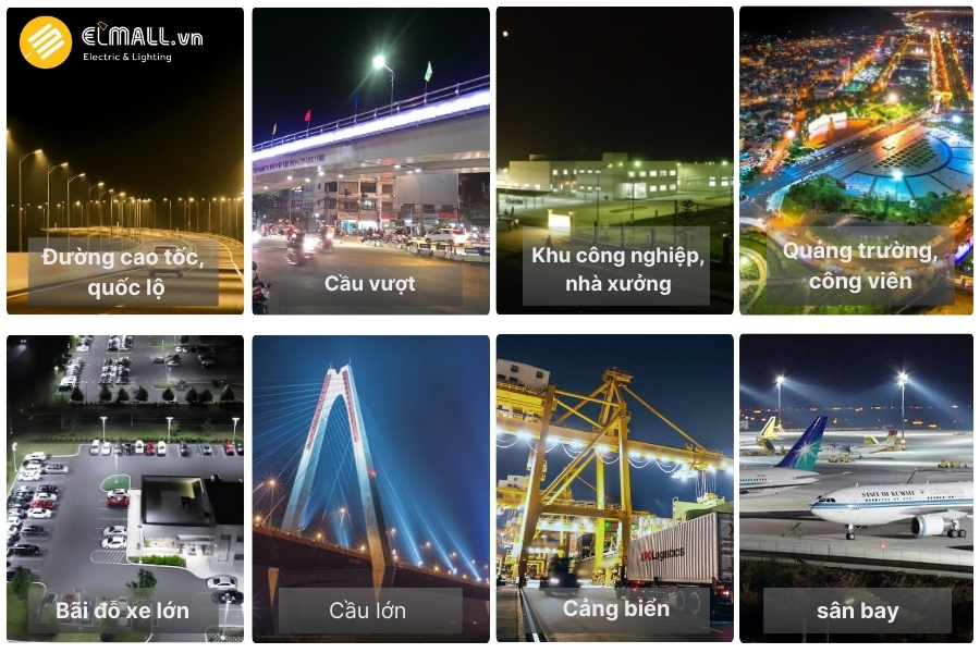 các ứng dụng của đèn đường led 200w