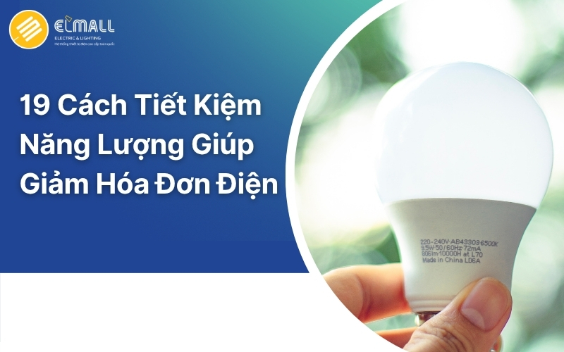 Cách tiết kiệm năng lượng