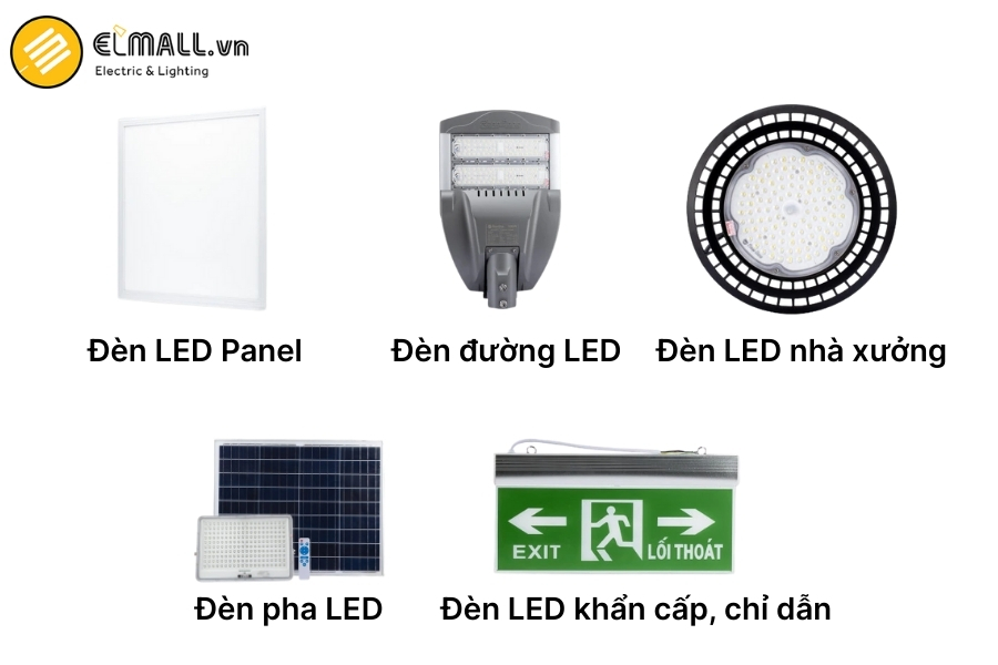 13 loại đèn led chính
