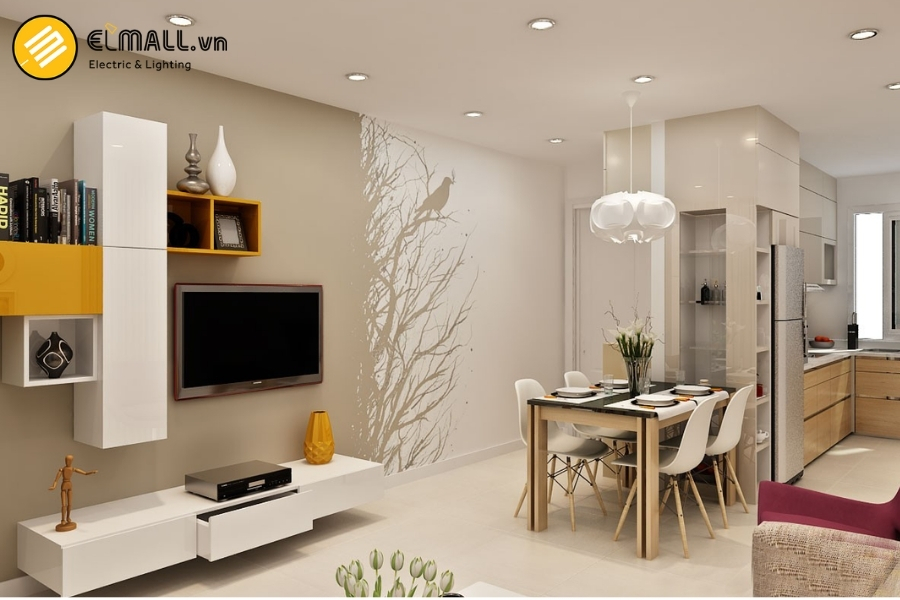 sử dụng đèn led ở chung cư