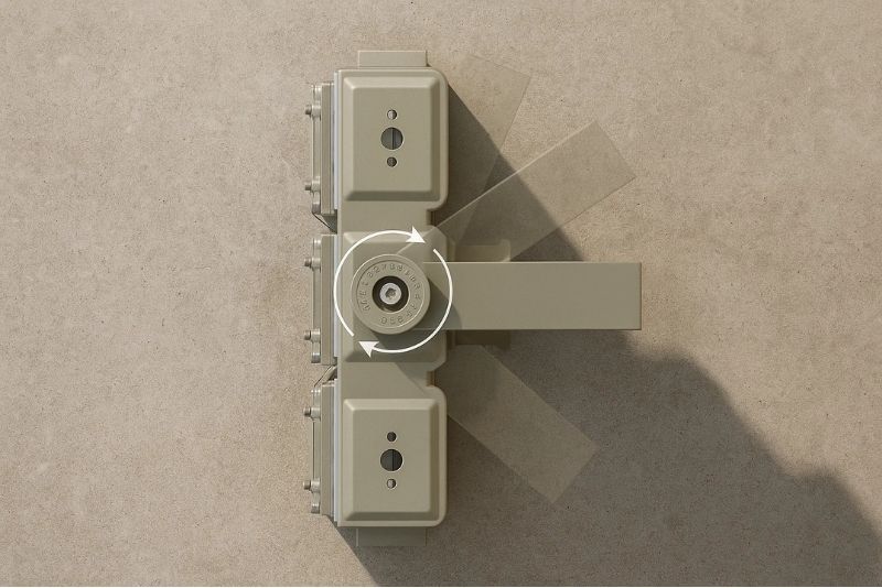 Đèn pha CP07 300W dễ dàng tùy chỉnh gá treo đổi hướng chiếu 
