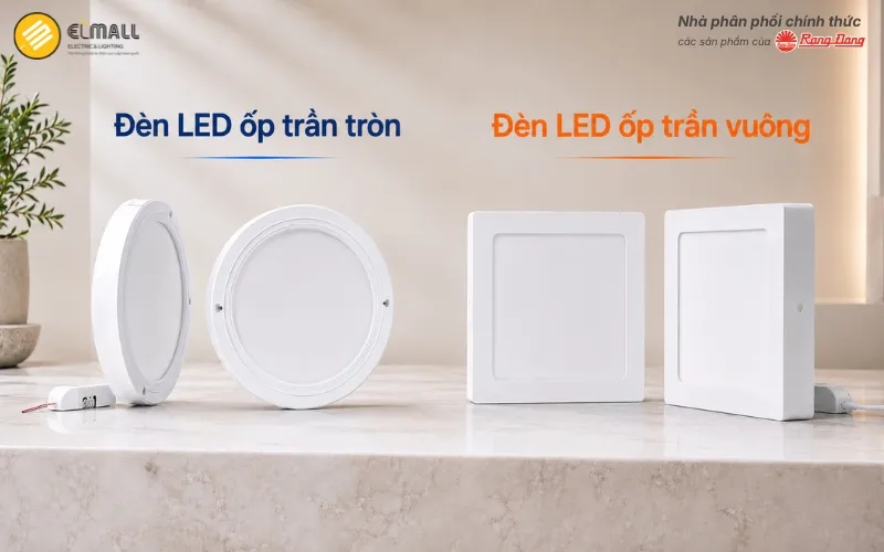 Đèn LED ốp trần