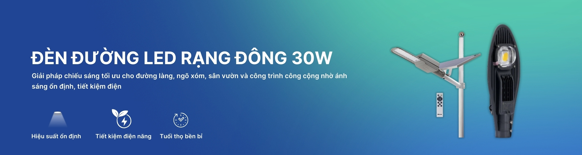 Đèn Đường Led 30W Rạng Đông Banner