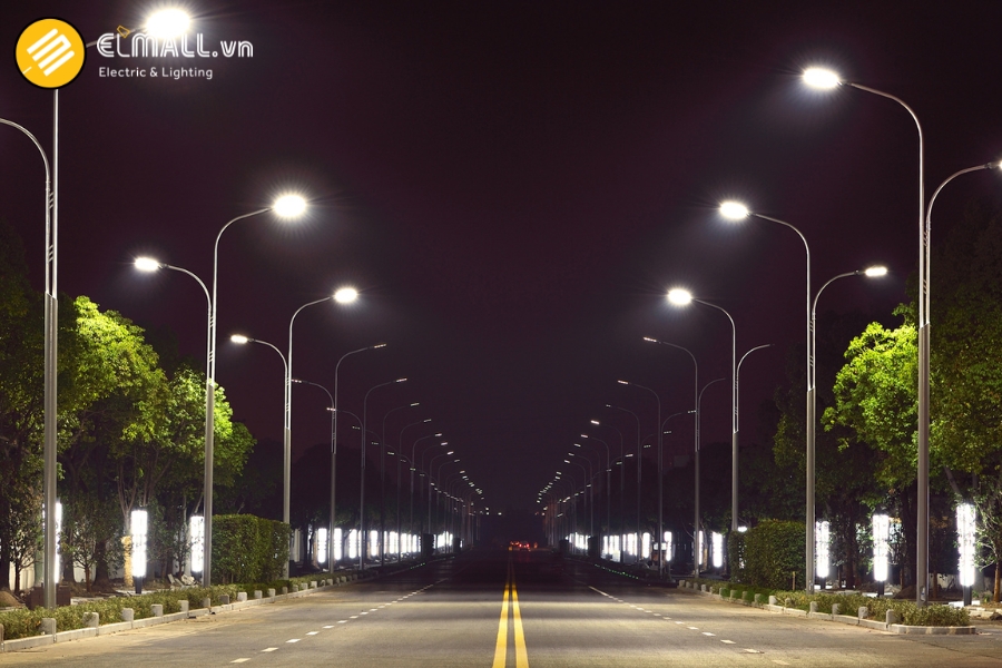 sử dụng đèn led cho đường phố