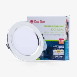 Đèn LED âm trần đổi màu Rạng Đông AT10 DM 110 12W có hộp 2