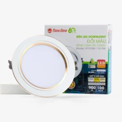 Đèn LED âm trần đổi màu Rạng Đông AT10 DM 110 9W có hộp 2