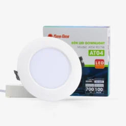 Đèn LED âm trần downlight Rạng Đông AT04 90 7W có hộp