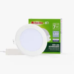 Đèn LED âm trần downlight Rạng Đông AT06 V2 90 7W có hộp