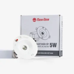 Đèn LED âm trần khẩn cấp Rạng Đông AT07 kc 90 5W 2 có hộp
