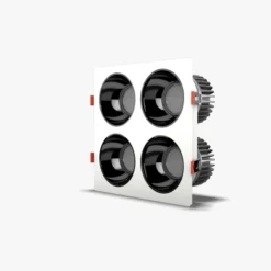 Đèn LED âm trần Rạng Đông AT25 160×160 10WX4 Plus góc nghieng 1