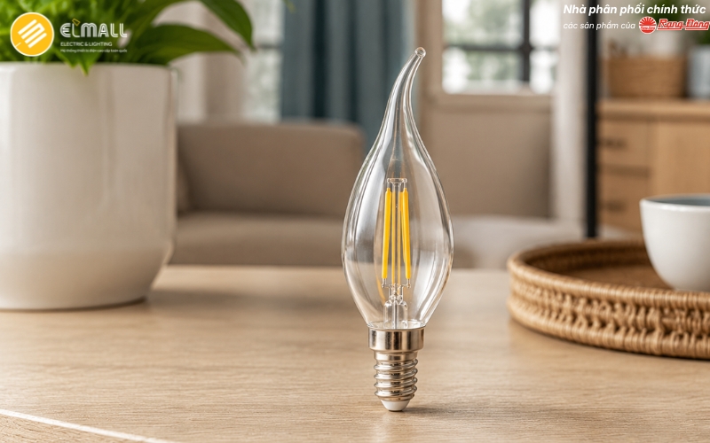 Đèn LED Bulb nhỏ và nến