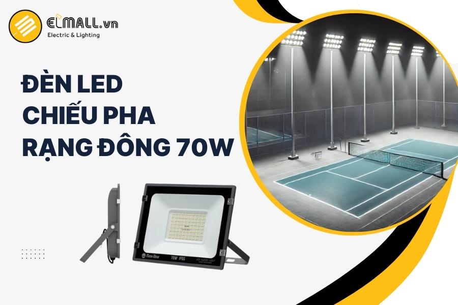 đèn pha led 70w rạng đông