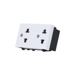 Hat ổ cắm đôi âm tường Rạng Đông HOC02 2C 16A