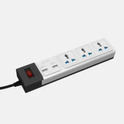 Ổ cắm đa năng usb 3M Rạng Đông OC02 usb 3C 3M 10A góc nghieng