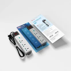 Ổ cắm đa năng usb 5M Rạng Đông OC02 usb 3C 5M 10A mặt trước