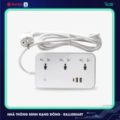 Ổ cắm thông minh Wi-Fi Rạng Đông OC08 WF usb 3C 10A mặt trước 1