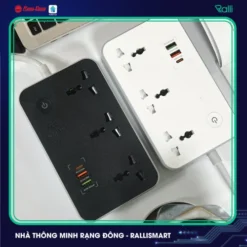 Ổ cắm thông minh Wi-Fi Rạng Đông OC08 WF usb 3C 10A mặt trước 2