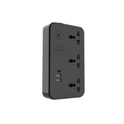 Ổ cắm thông minh Wi-Fi Rạng Đông OC08 WF usb 3C 10A màu đen