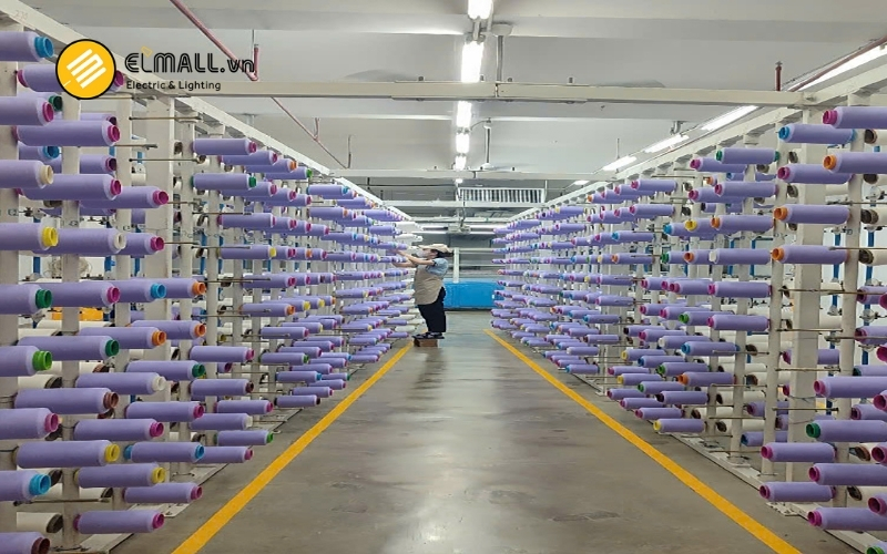 Dự án hệ thống chiếu sáng tại MH Textile VN của Elmall