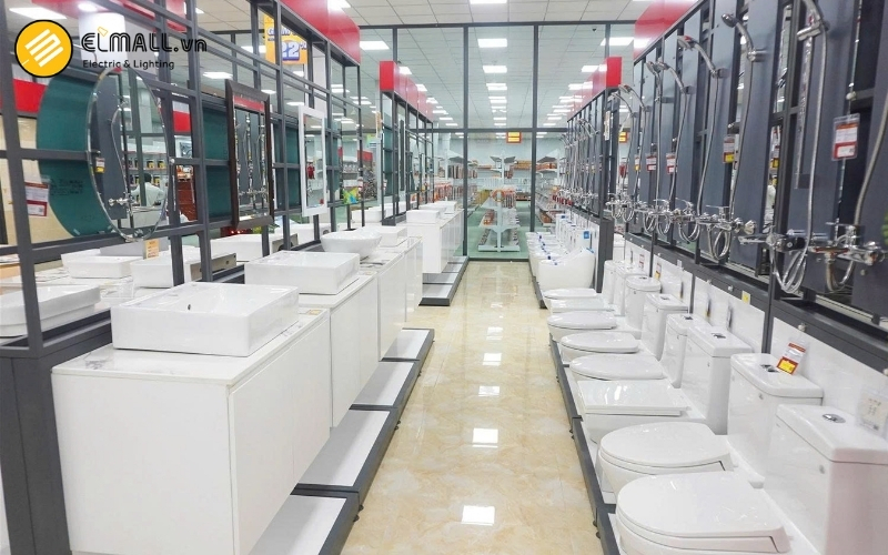 Không gian showroom trưng bày sản phẩm của Hoa Sen Home