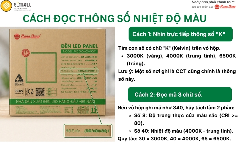 cách đọc thông số nhiệt độ màu 