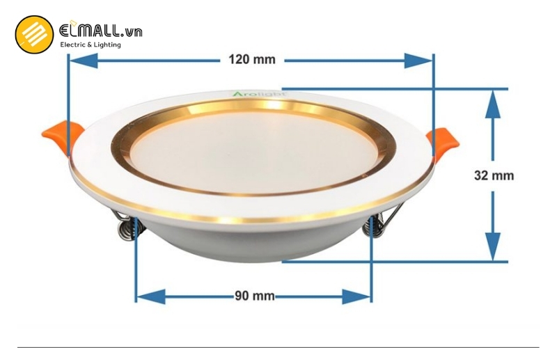 cách chọn kích thước đèn downlight