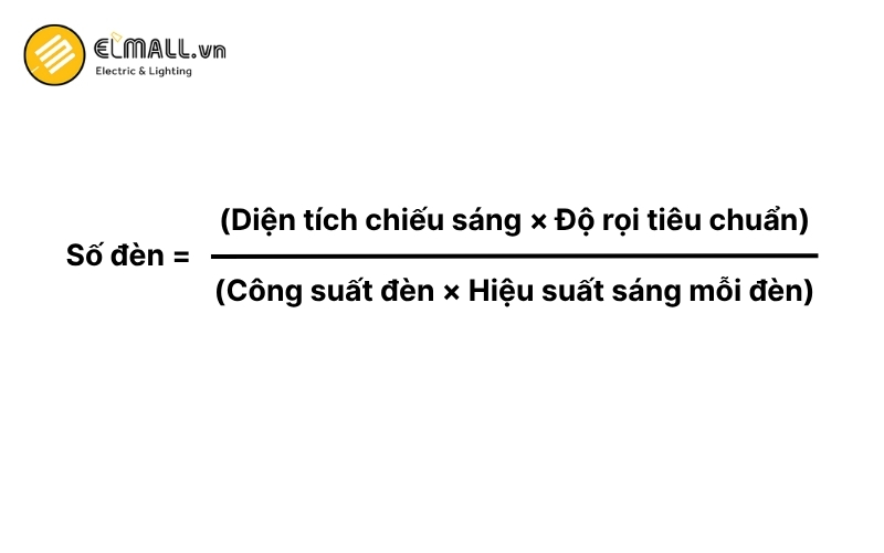 công thức tính số đèn led