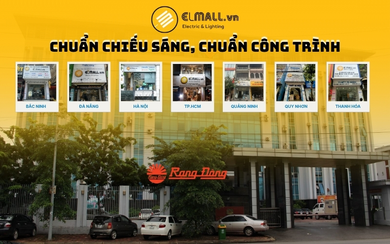 Elmall đồng hành các công trình chiếu sáng hiện đại