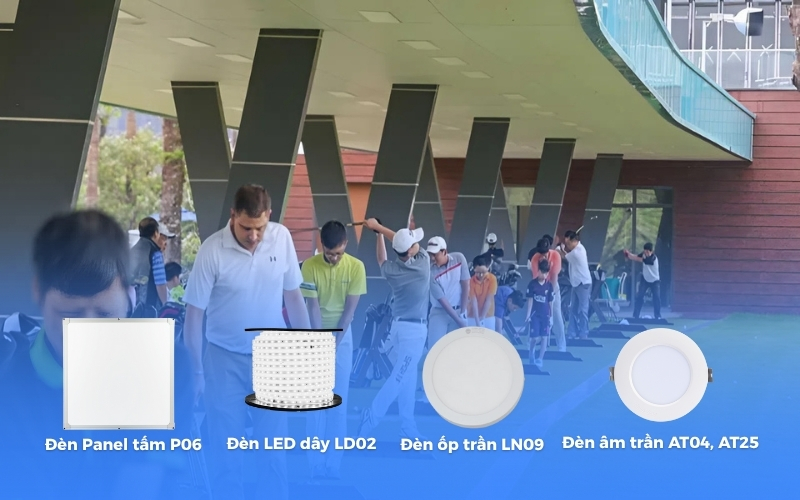 lắp đặt đèn ốp trần, đèn panel