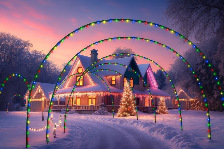 Trang trí cổng chào hoặc sự kiện, lễ hội