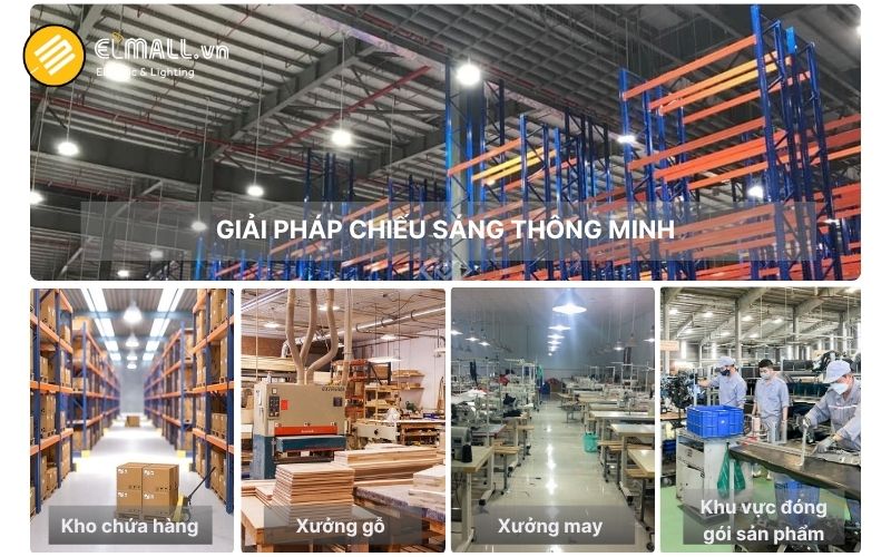 ứng dụng của đèn led highbay 70w