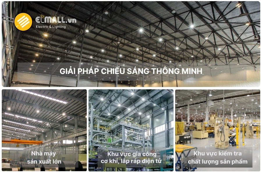 ứng dụng của đèn led nhà xưởng 120w