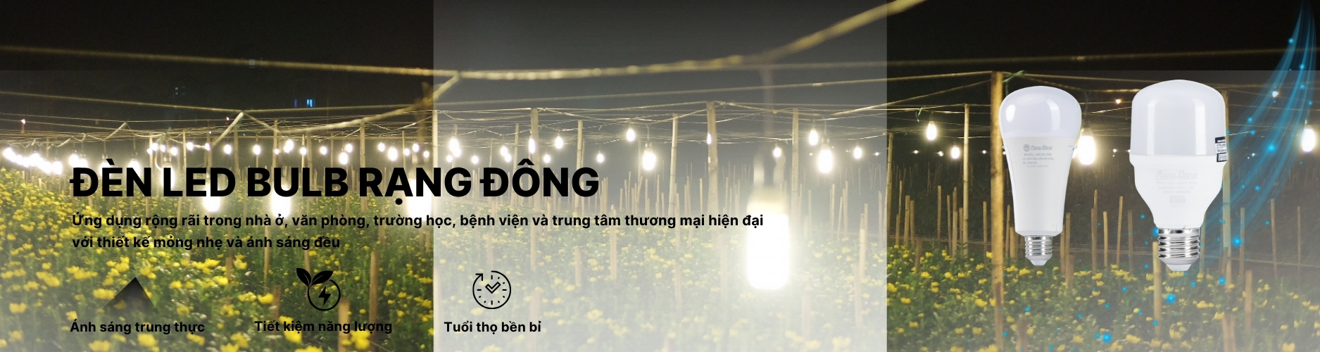 Đèn LED Bulb Banner