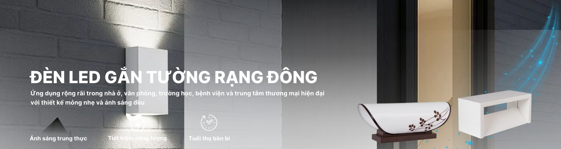 Đèn LED Gắn tường Banner
