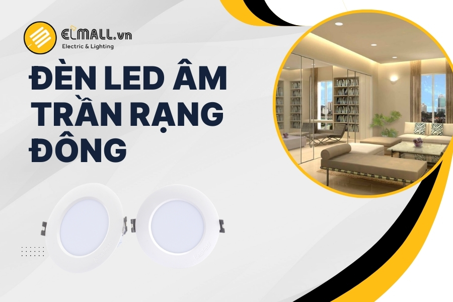 đèn led âm trần rạng đông