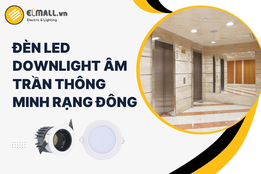 đèn led downlight âm trần rạng đông