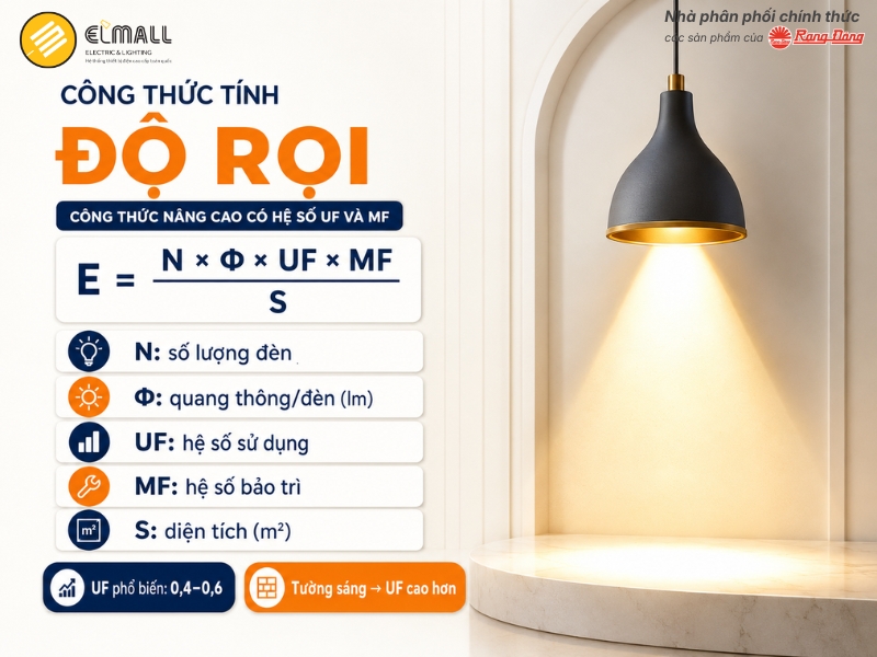 Công thức nâng cao có hệ số UF và MF